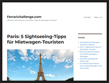 Tablet Screenshot of ferrarichallenge.com